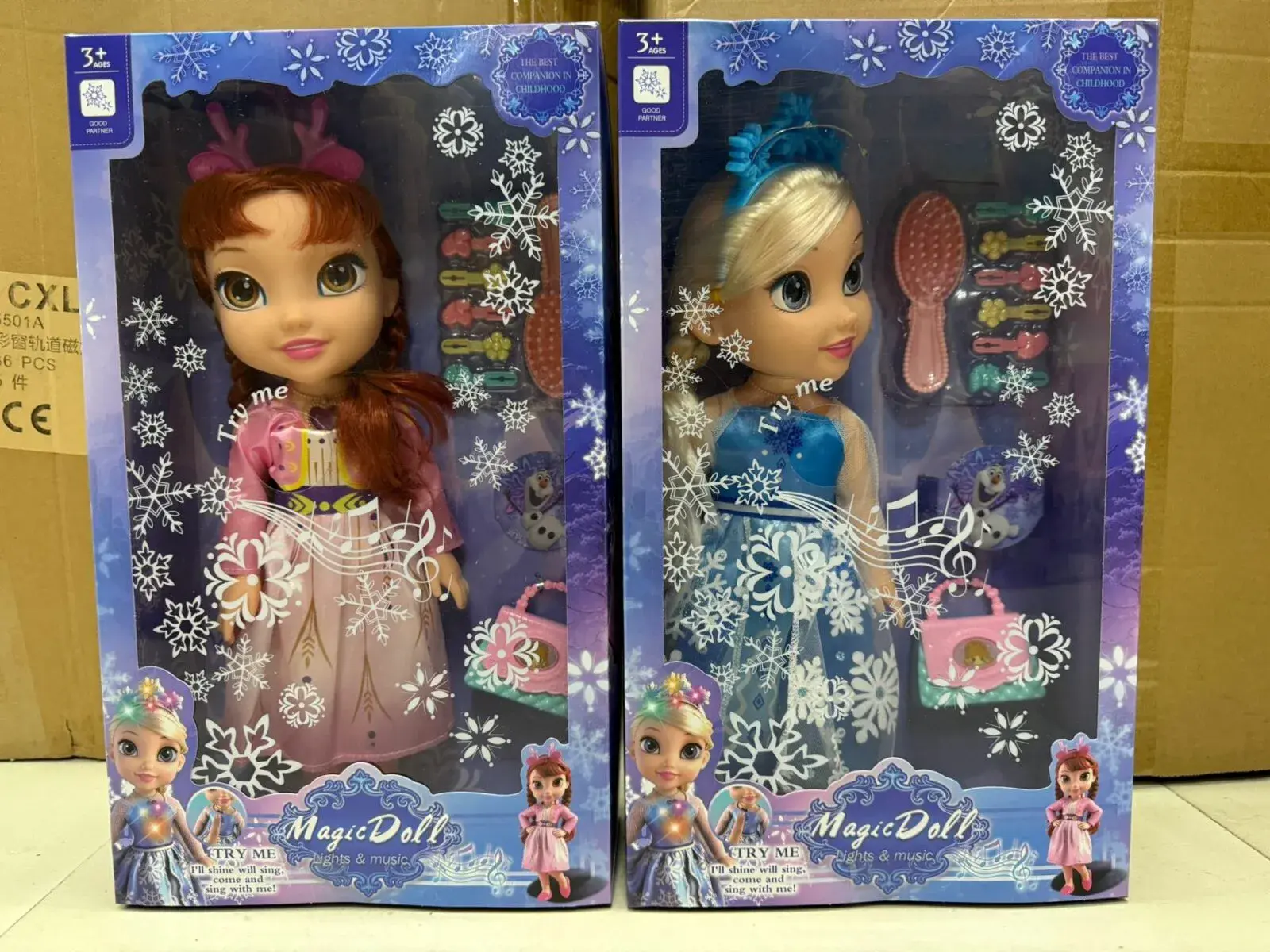 Zabawki Magic Doll Muzyka Zestaw 2 Lalki