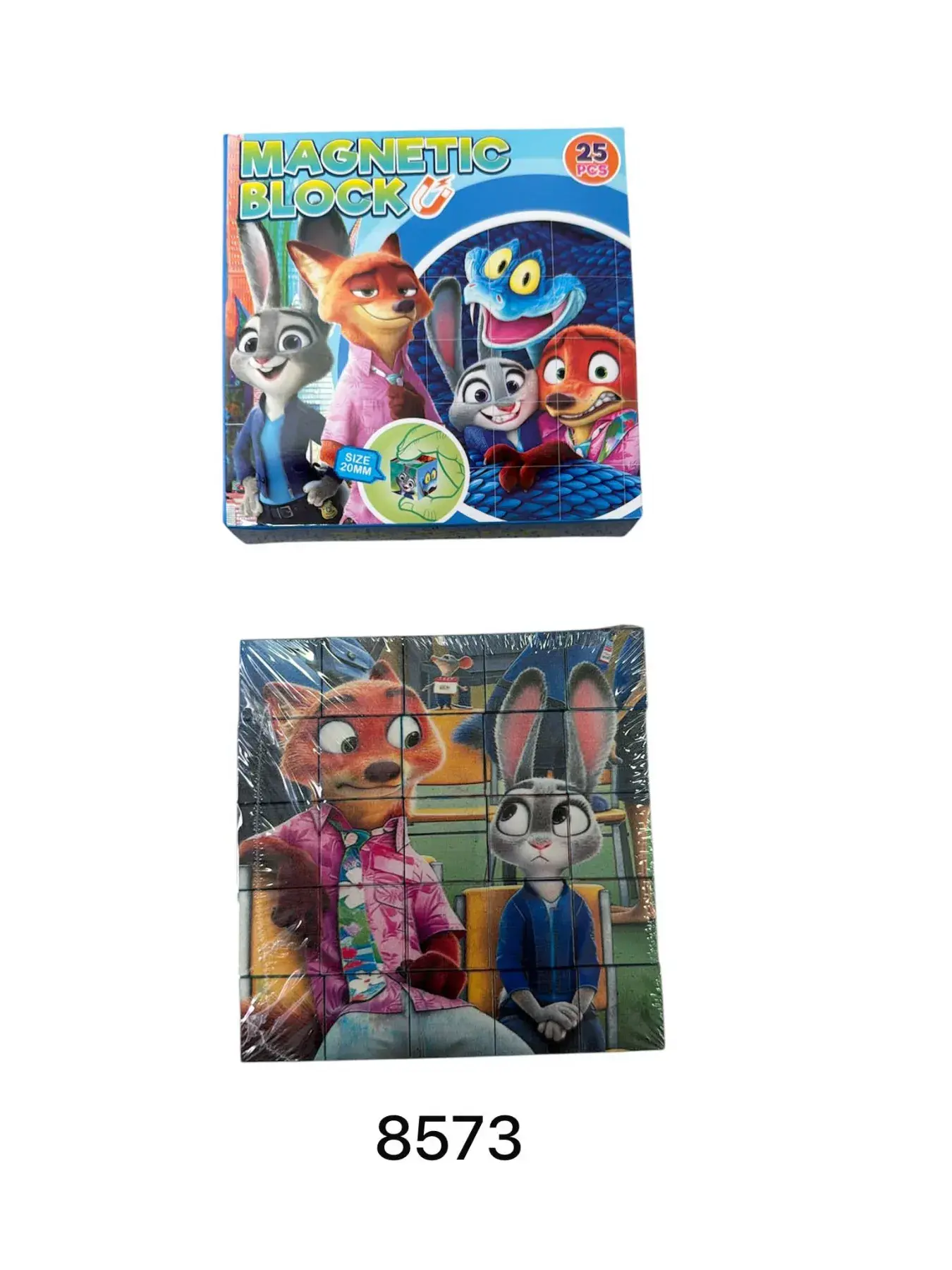 Klocki Magnetyczne Zootopia 25PCS