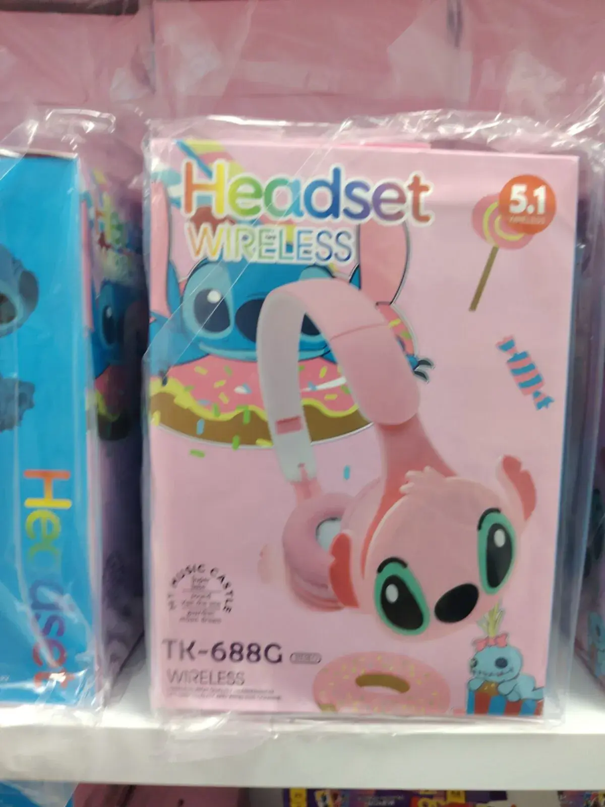 Bezprzewodowe słuchawki Stitch TK-688BG 5.1