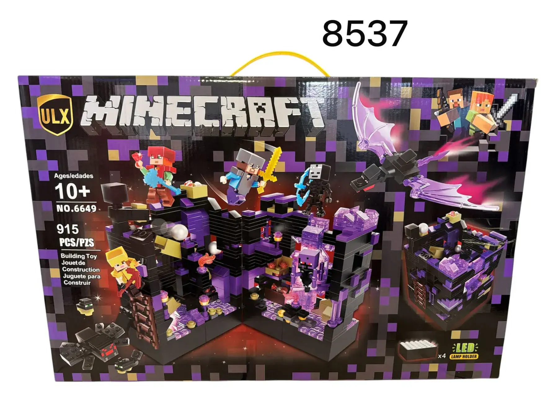 Klocki Minecraft Magnetic ULX 915PCS 10+