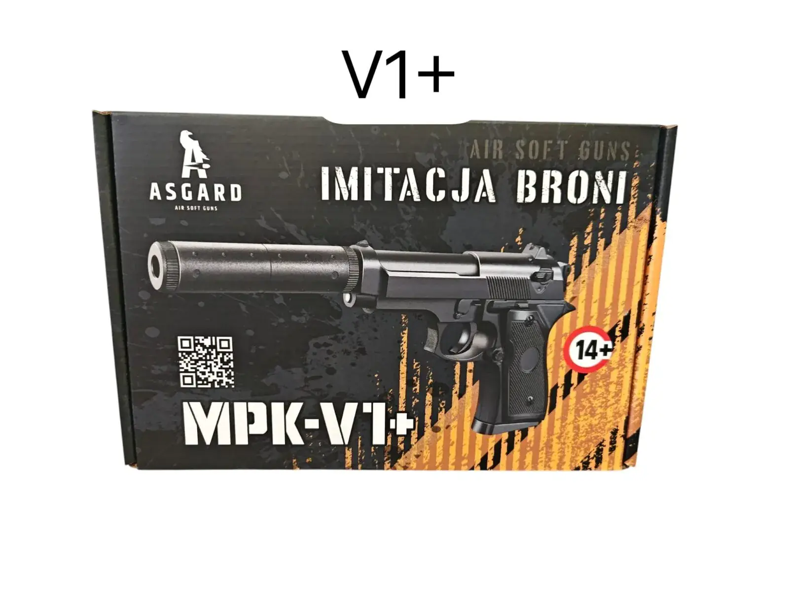 Pistolet metalowy MPK-V1+ Asgard imitacja broni 14+