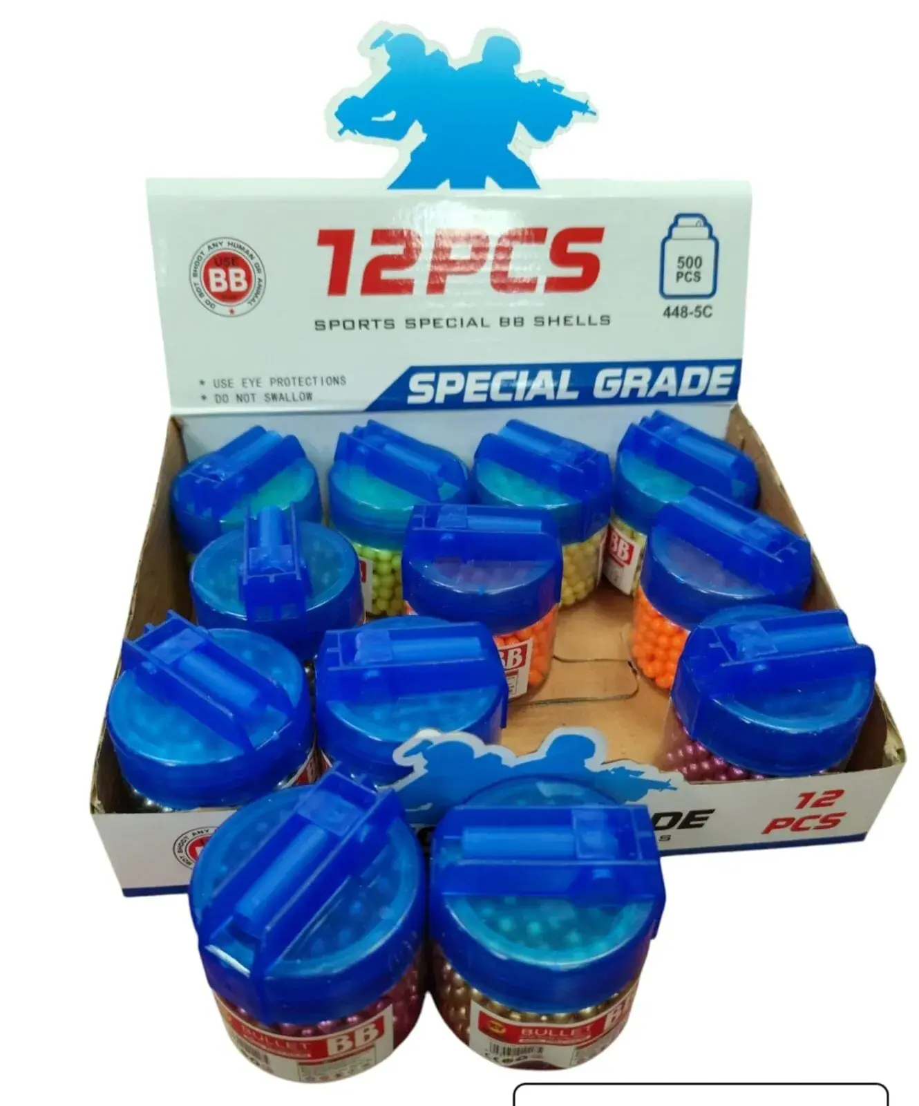 Kulek 500PCS Plastikowych BB do ASG 12szt/opak.