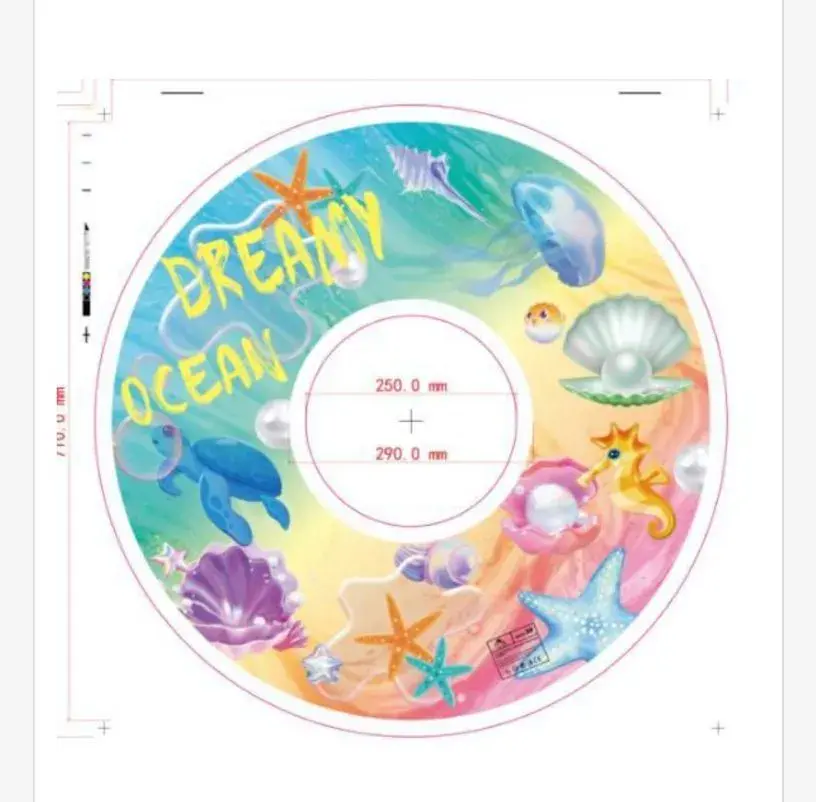 Dmuchane Zabawki do Pływania 70cm Dreamy Ocean