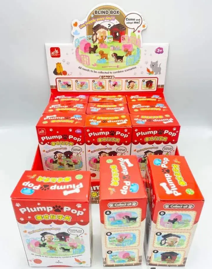 Zabawki Blind Box Plump Pop z motywem zwierząt