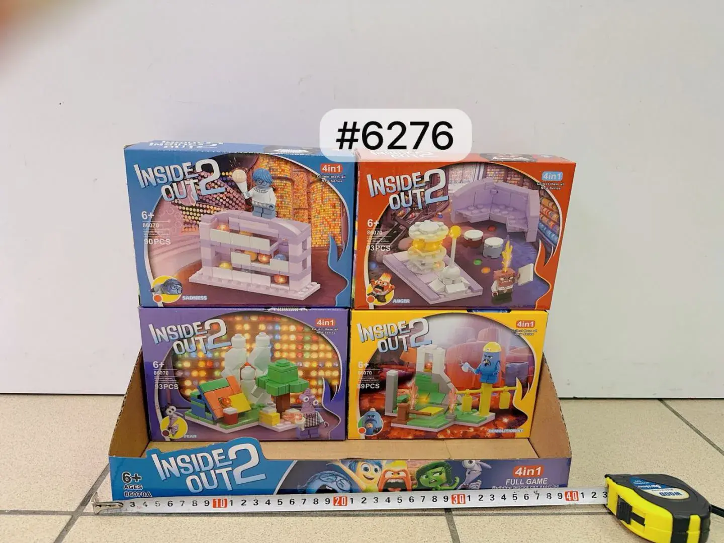 Klocki Inside Out 2 zestaw 4in1 #6276