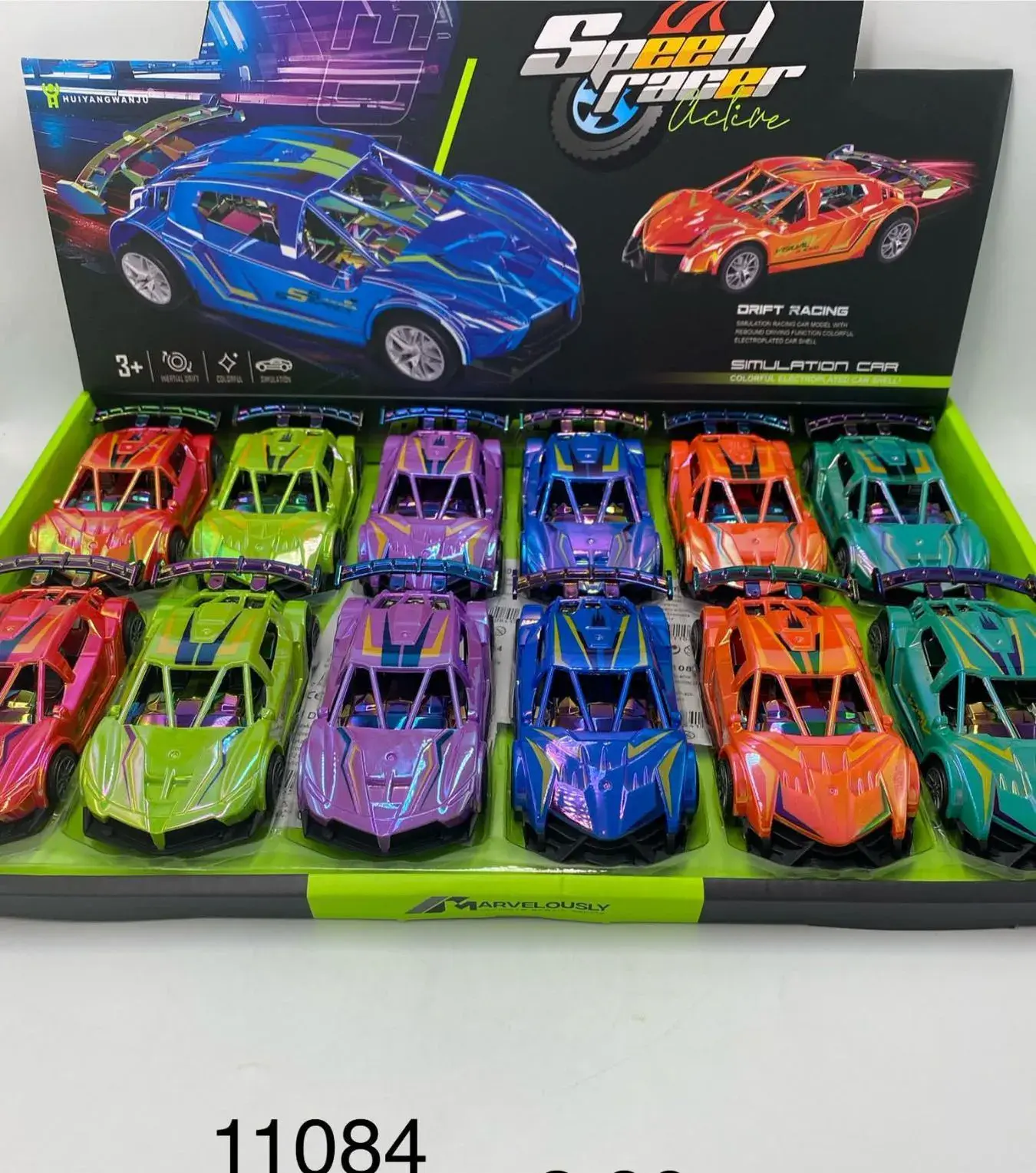 Zabawka Samochód Metalowy Model Drift Racer 1:64