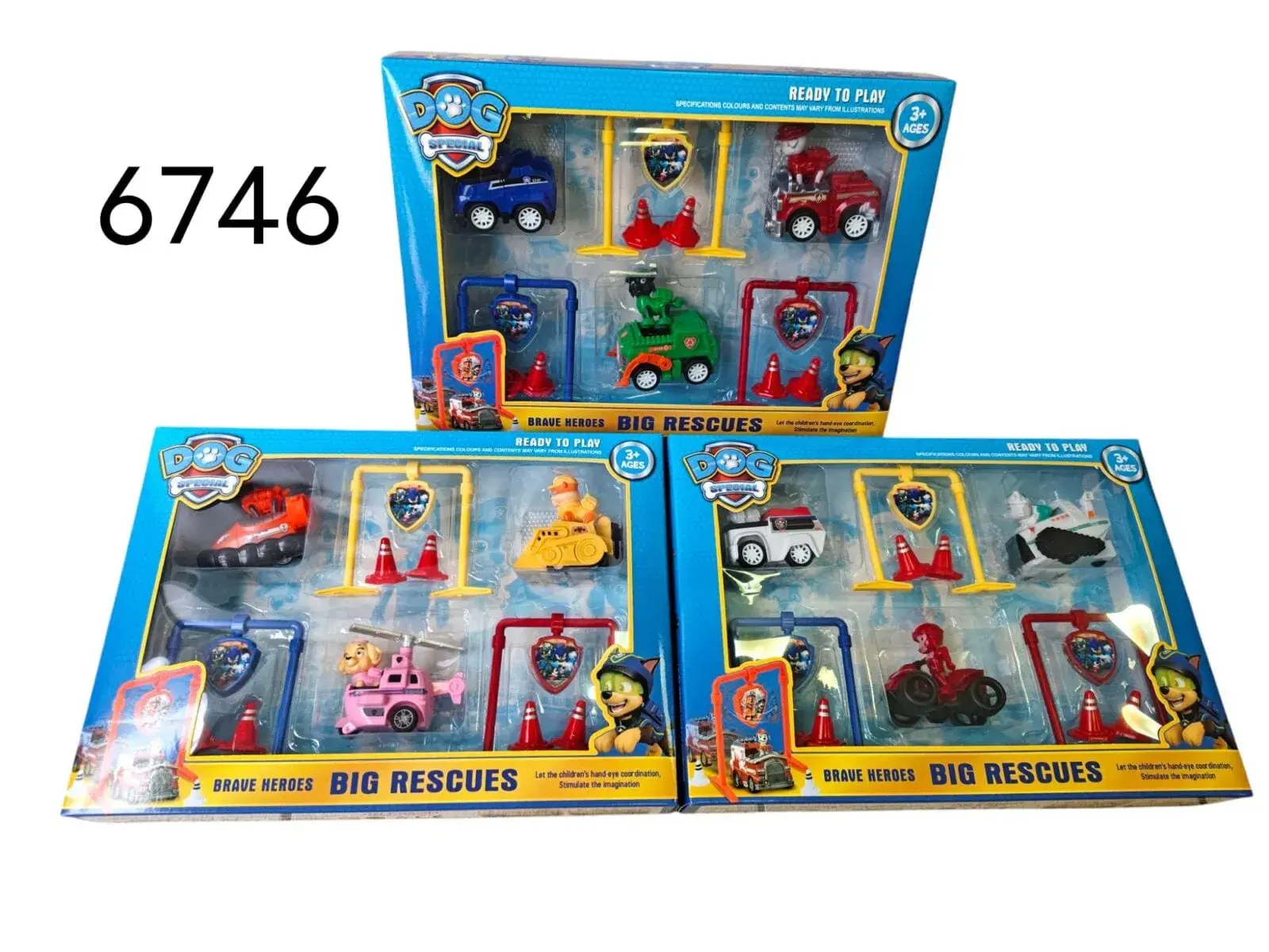 Figurki Psi Patrol Brave Heroes Big Rescues 67446