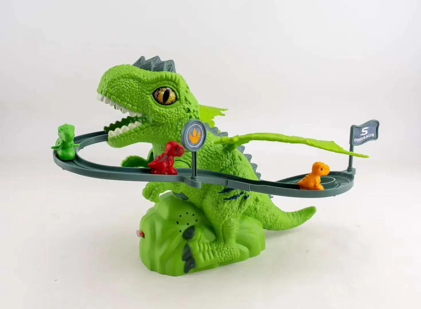 Zabawka Parking Auto Dino T-Rex z Torami