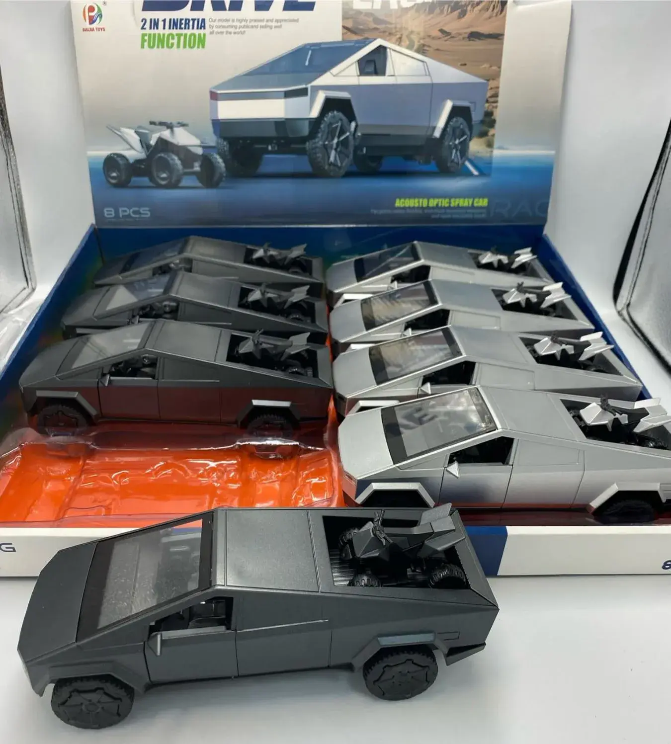 Zabawka Samochód 2w1 Drive Cybertruck 8PCS