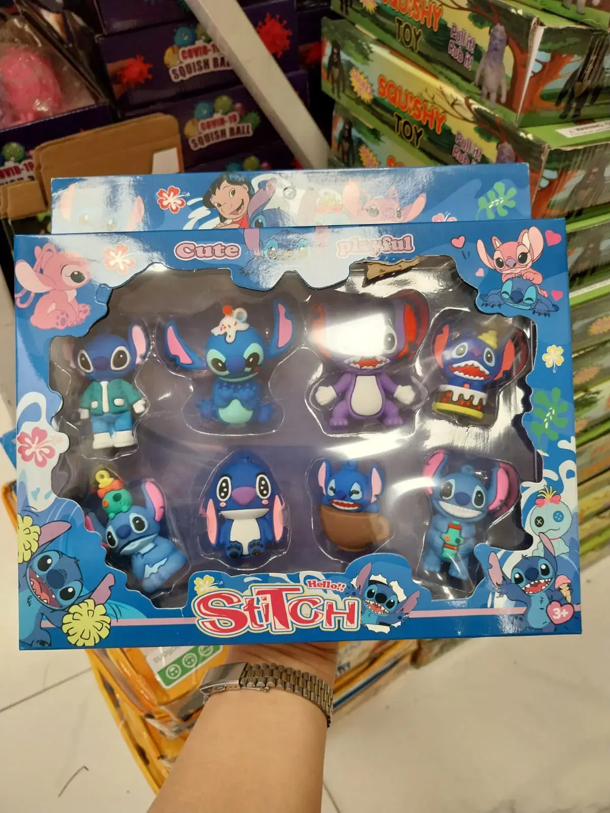 Zestaw figurek Stitch Lilo & Stitch 9 szt