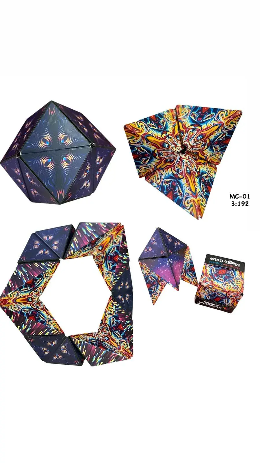 Magic Cube kostka logiczna MC-01 kolorowa