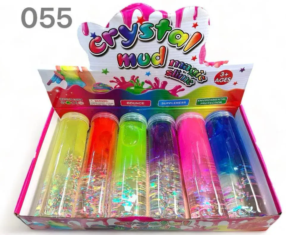 Crystal Mud Magic Slime 6 kolorów w tubach 3+