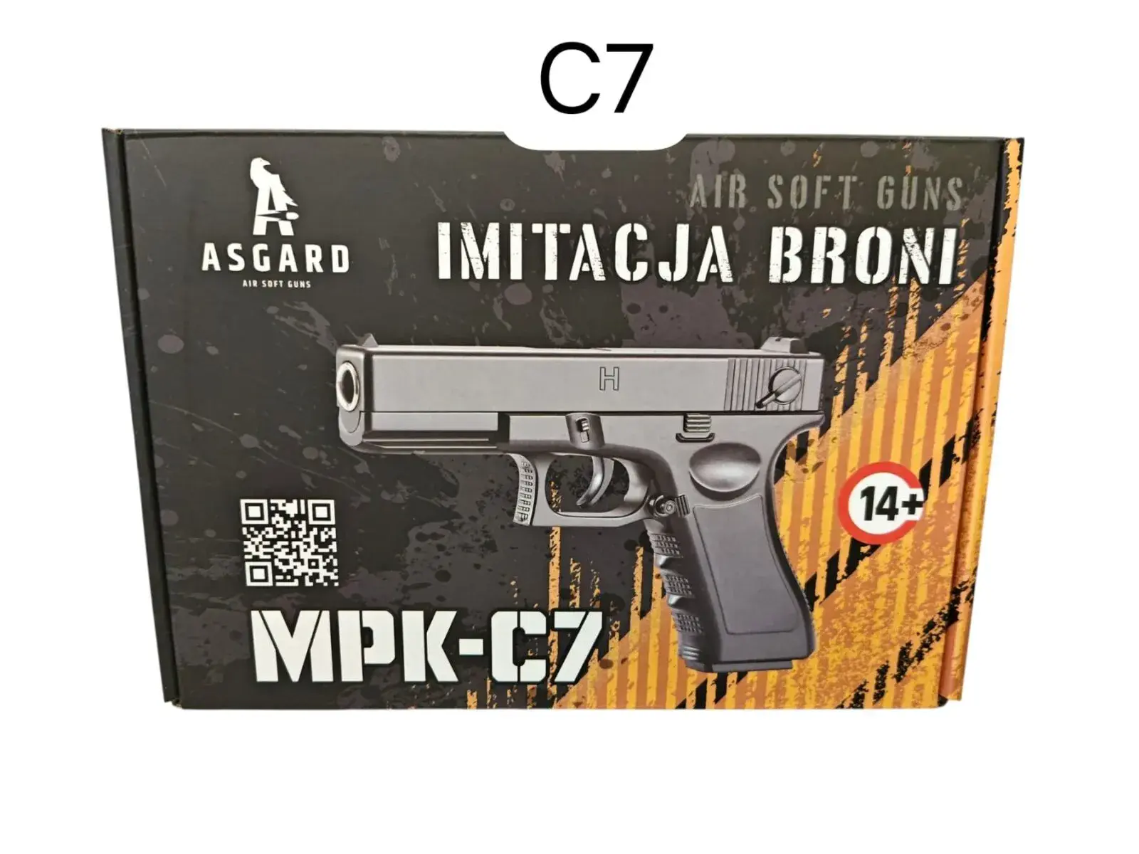 Pistolet metalowy MPK-C7 Asgard Imitacja Broni 14+
