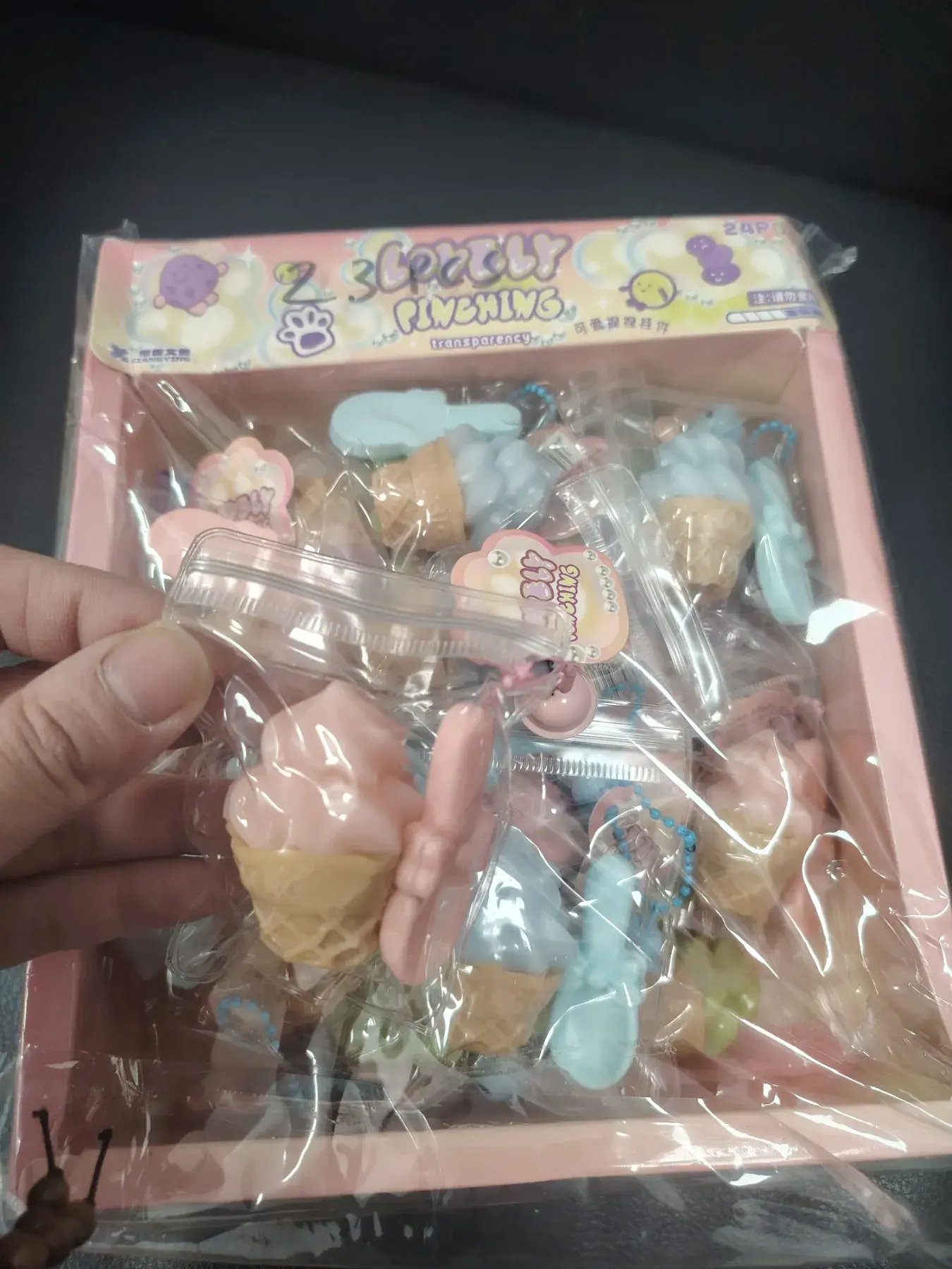 Zabawki Squeeze Toys Gniotki Lodziarki Mix Kolorów