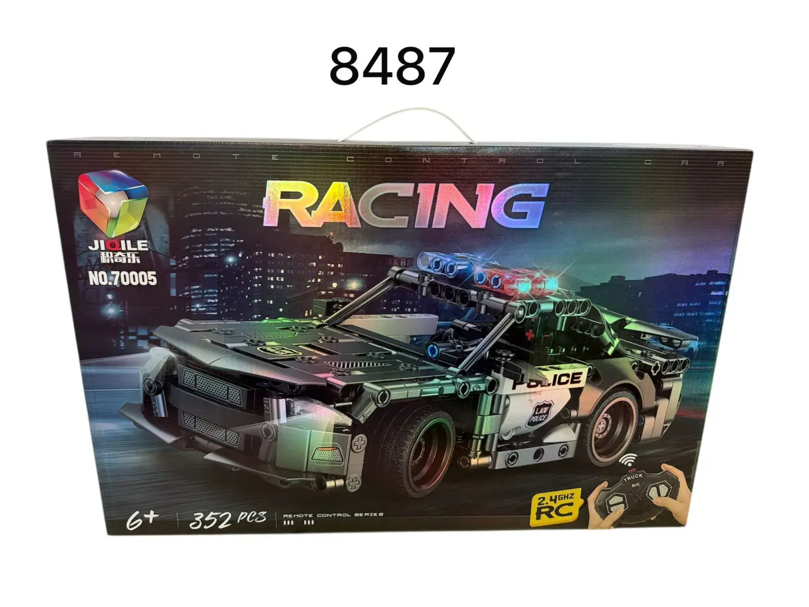 Zestaw klocków RC Policja Racing 352 pcs z pilotem