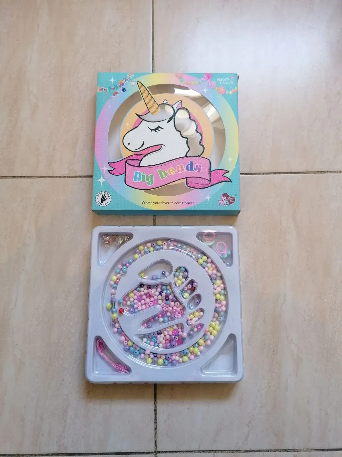 Zestaw do robienia bransoletek DIY Unicorn dla dzieci