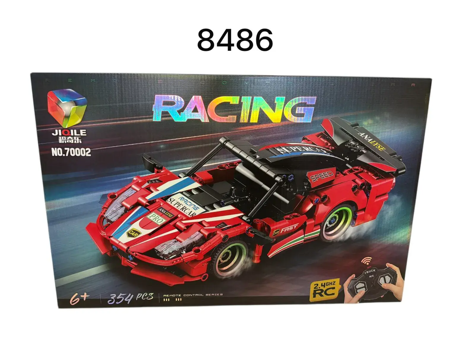 Zestaw klocków RC Samochód Racing 354 pcs 8486