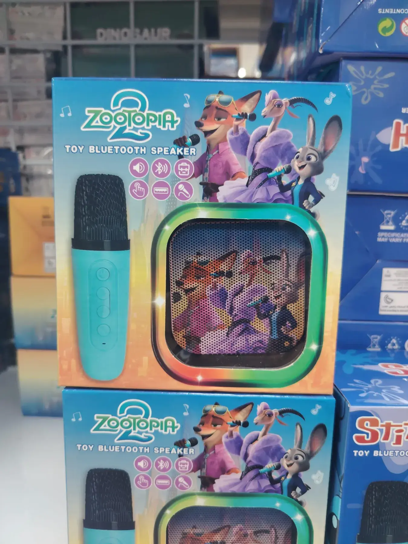 Głośnik Bluetooth Zootopia z mikrofonem karaoke