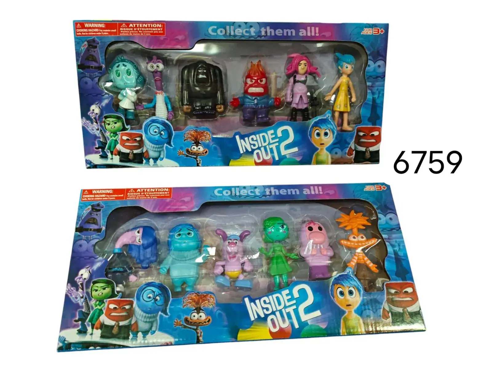 Zabawki Figurki Inside Out 2 Zestaw Kolekcjonerski
