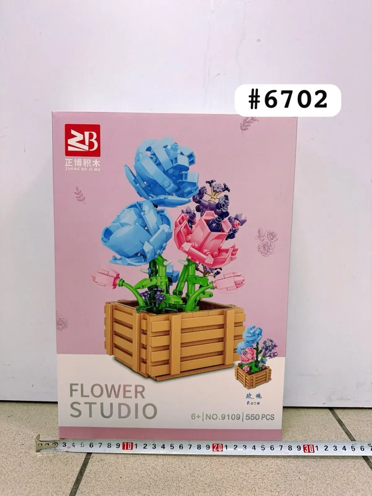 Klocki Flower Studio Kwiaty #6702 910szt