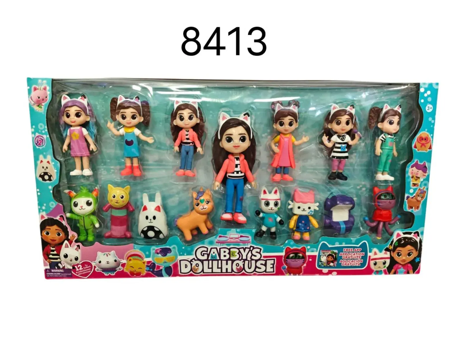Zabawki Figurki Gabby's Dollhouse z akcesoriami 8413