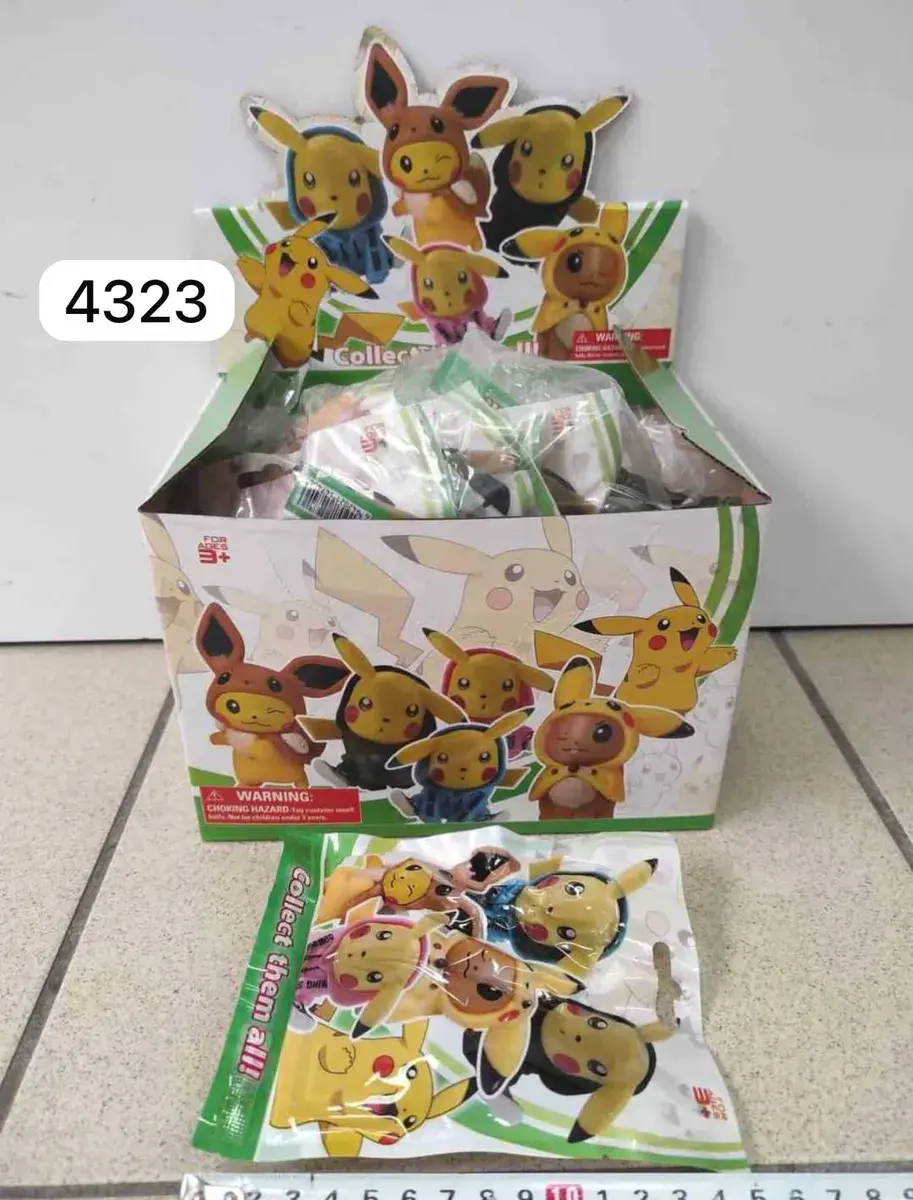 Pokemon Collect Them All Saszetki z Zabawkami Pikachu