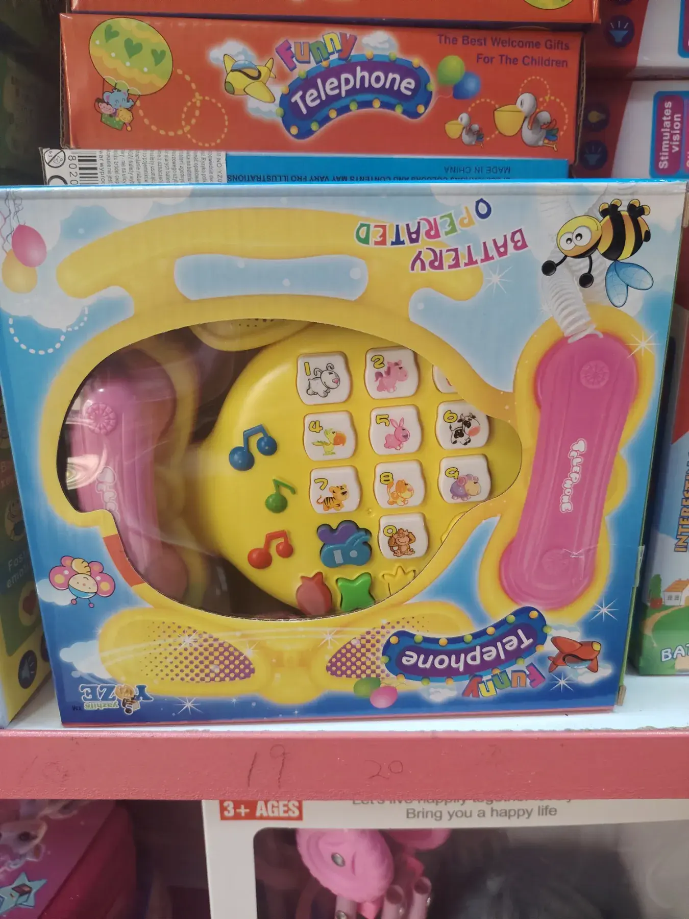 Zabawka telefon z muzyką i efektami 3+ Funyphone