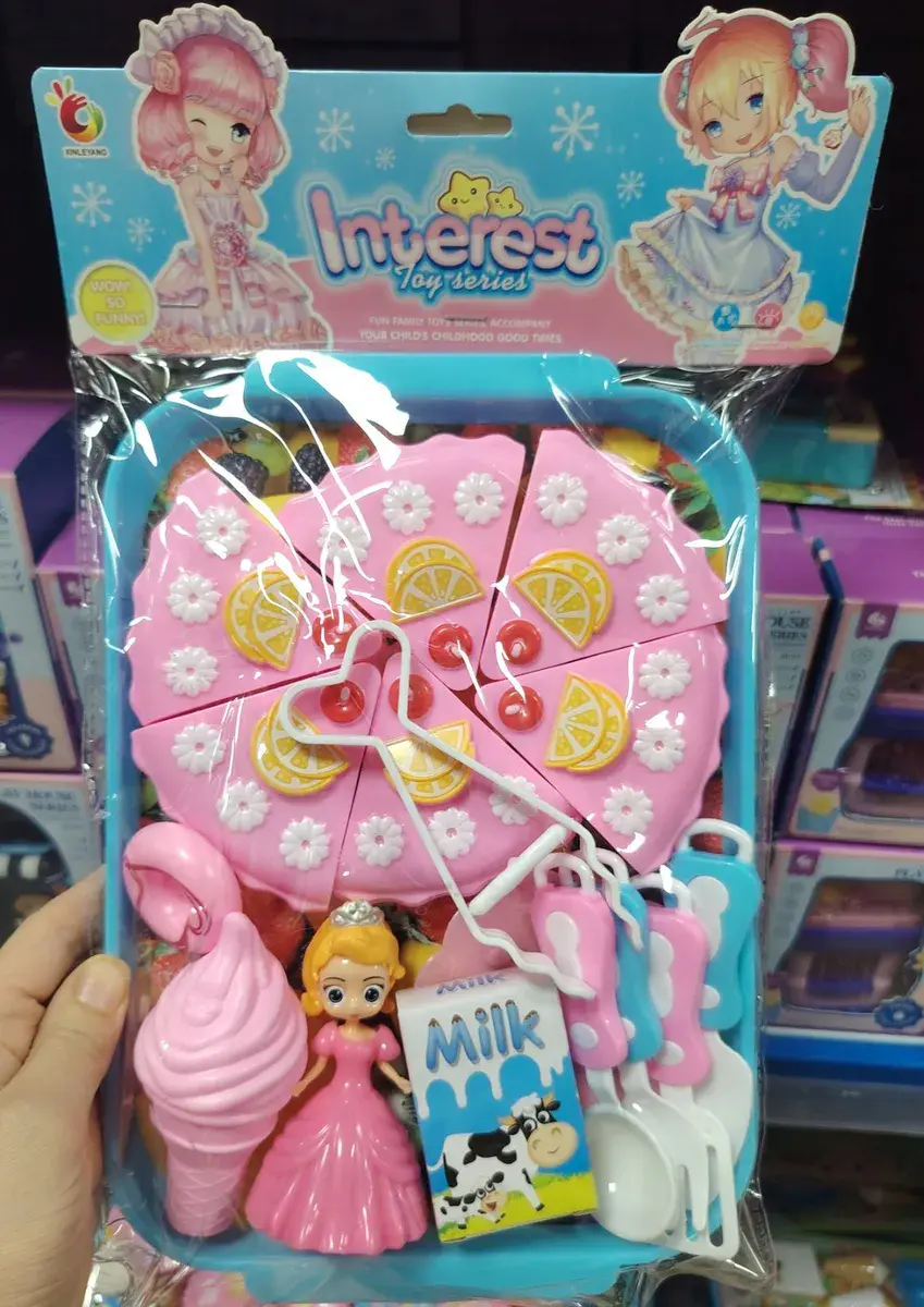 Zestaw Zabawkowy Interest Toy Series Kuchenny z Lalką Różowy