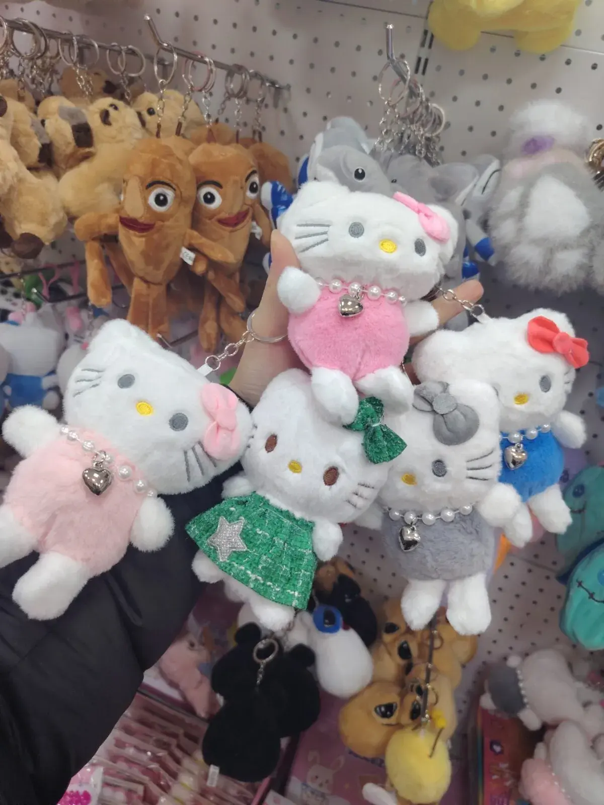 Brelok do Kluczy Maskotki Hello Kitty Mix Kolorów