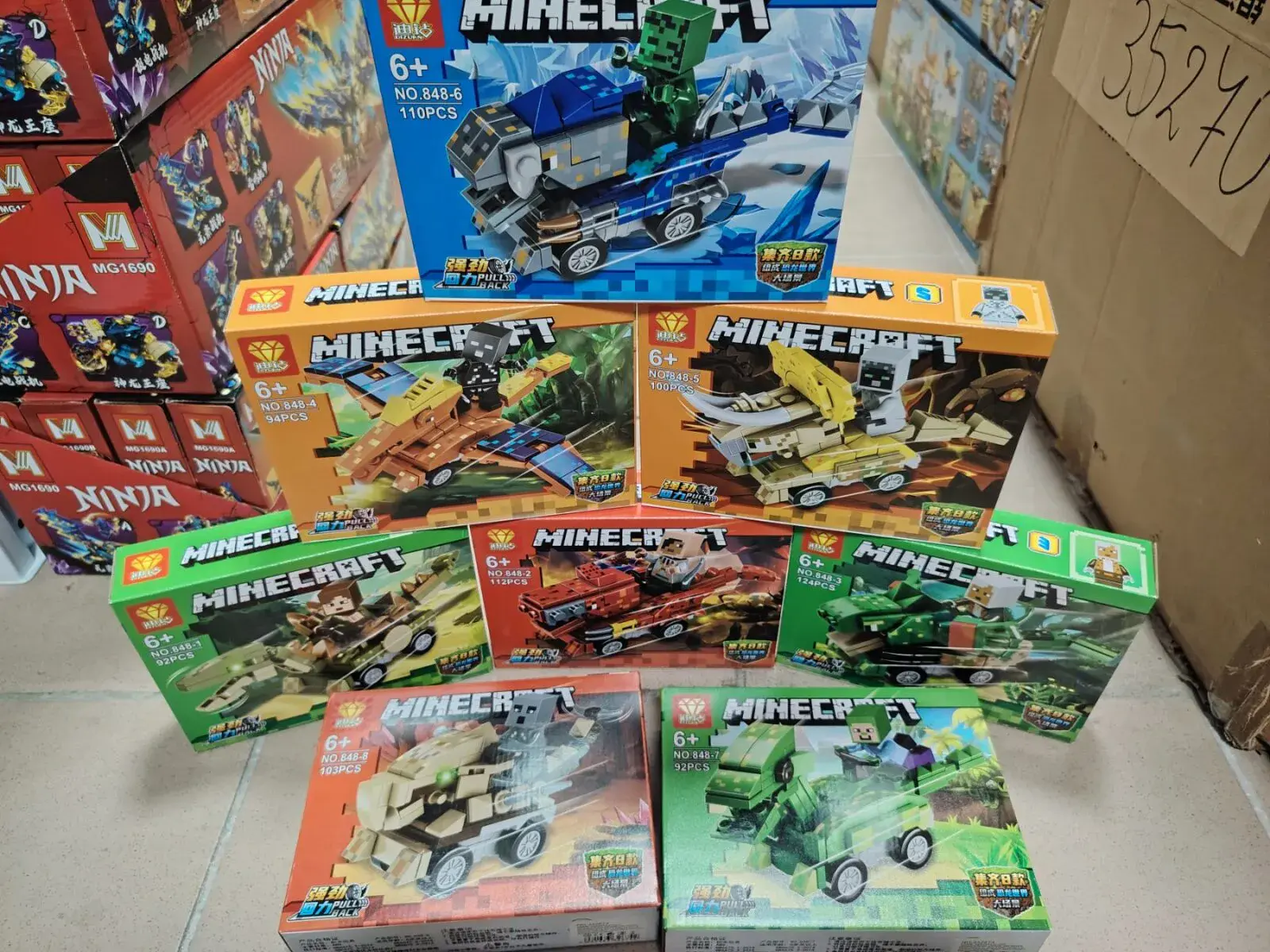 Zestaw klocków Minecraft My World 6+