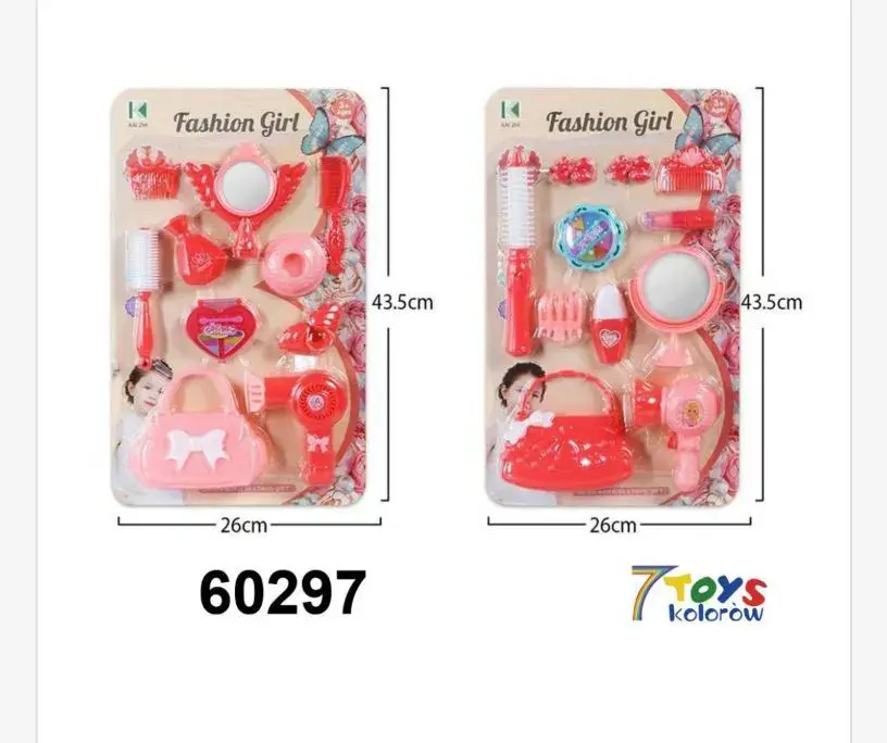 Zestaw zabawek Fashion Girl akcesoria do makijażu 43x26cm