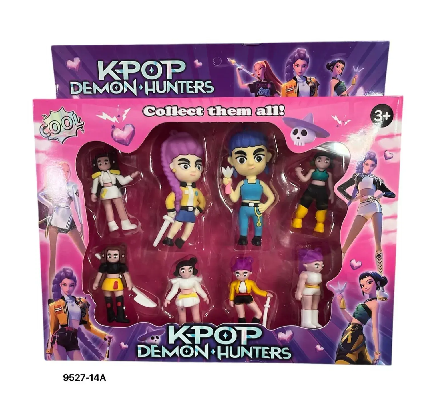 Zabawki Figurki Kpop Demon Hunters 8 szt