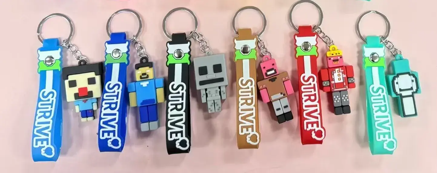 Brelok do kluczy STRIVE Minecraft figurki