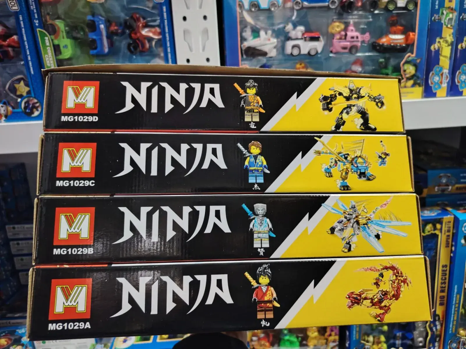 Zestaw klocków Ninja MG1029A MG1029B MG1029C MG1020D