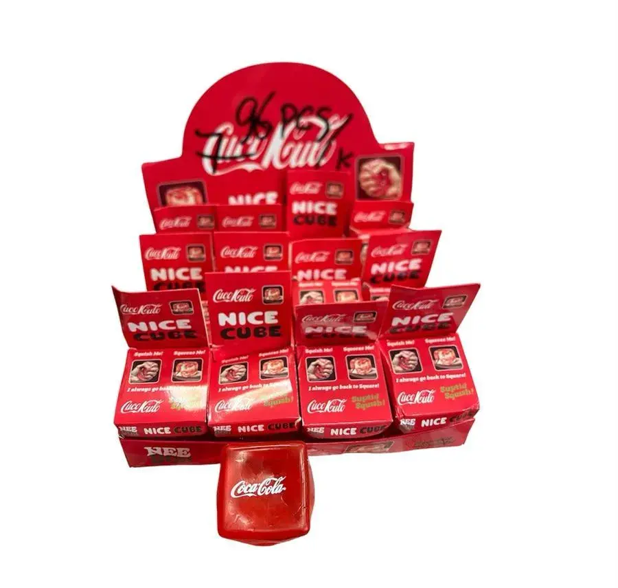 Czerwony Antystres Kostka Coca-Cola Nice Cube