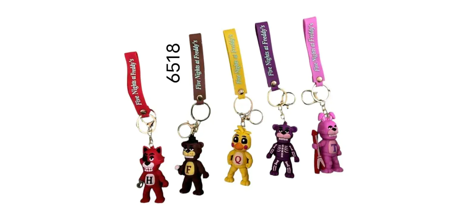 Brelok do Kluczy Freddy - Zestaw 5 figurek FNAF