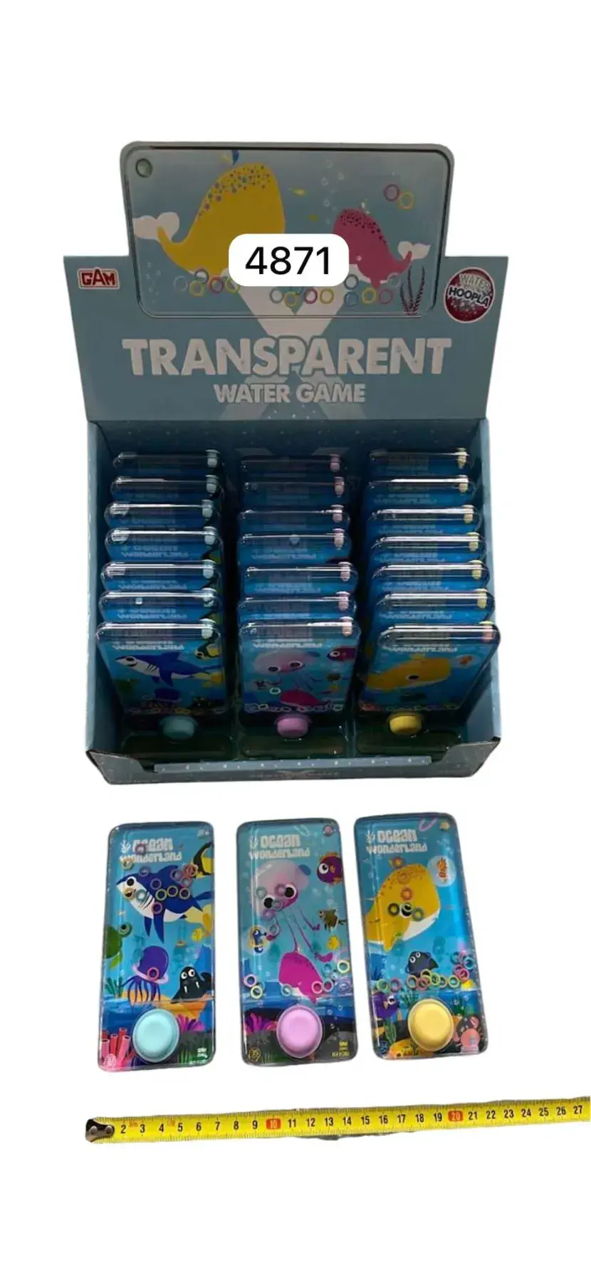 Gra Wodna Transparentna z Rybkami 4871