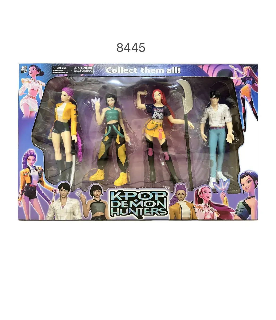Zestaw figurek Kpop Demon Hunters 4 szt 8445