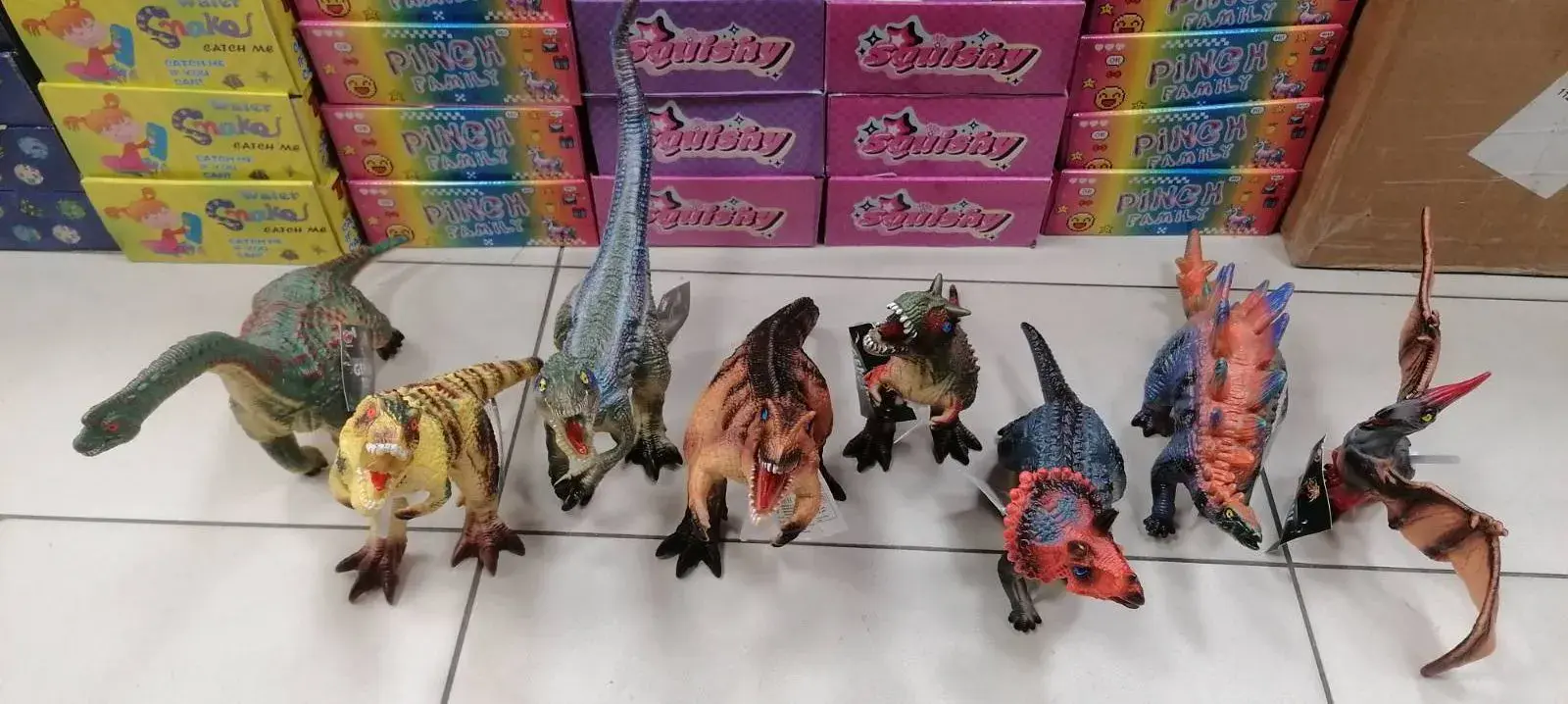 Zestaw figurek dinozaurów Baby - 8 szt