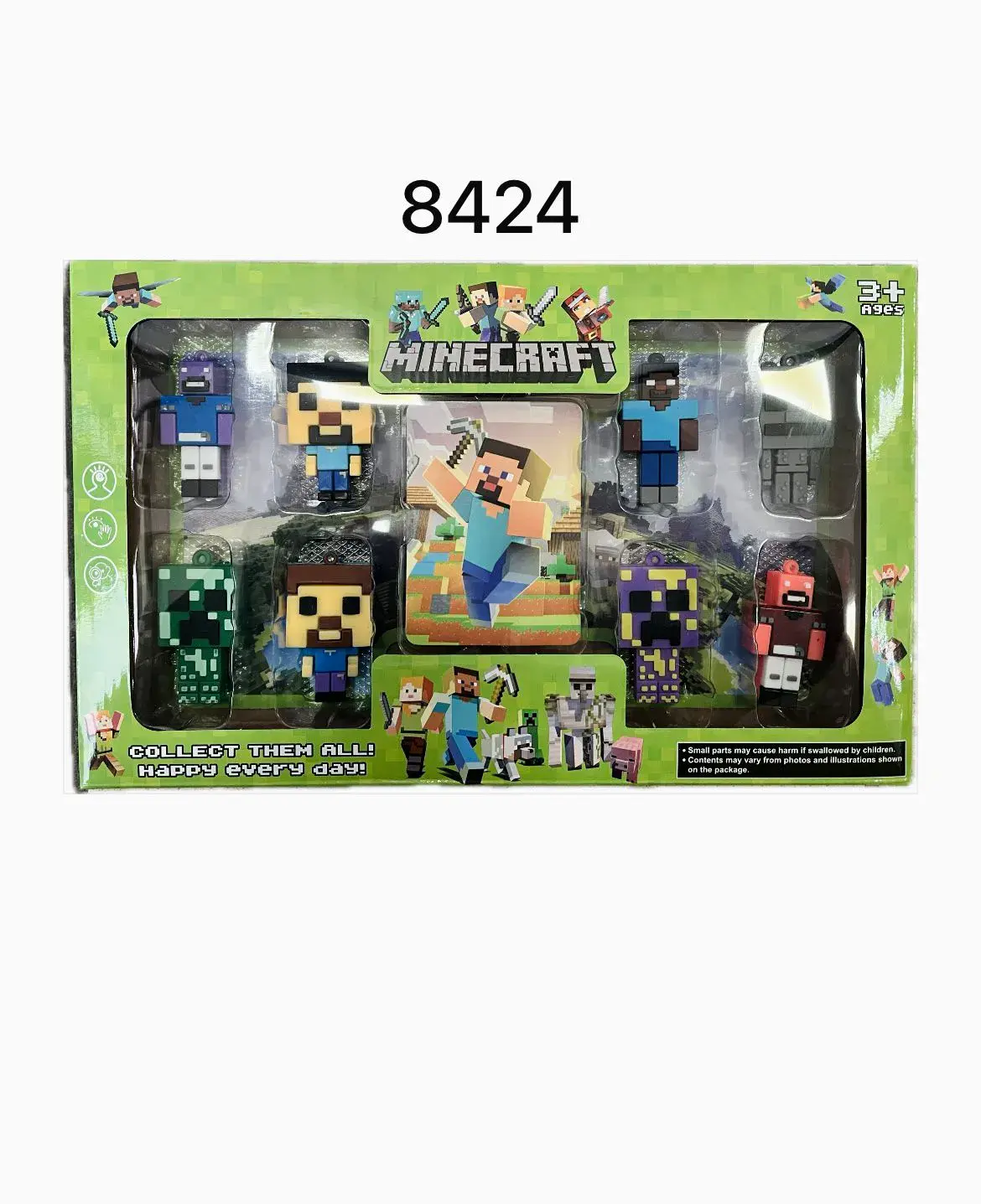 Zestaw figurek Minecraft 8424 Collect Them All 8 szt