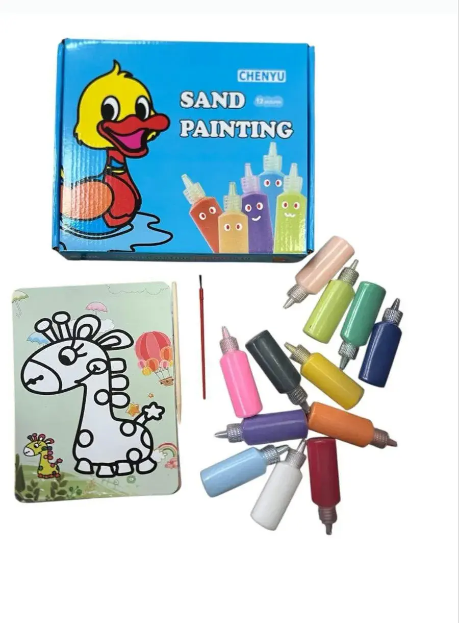 Zestaw Sand Painting Chenyu z farbkami i książeczką