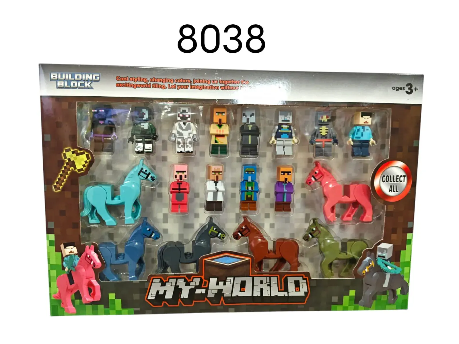 Zestaw figurek Minecraft My World 18 szt.