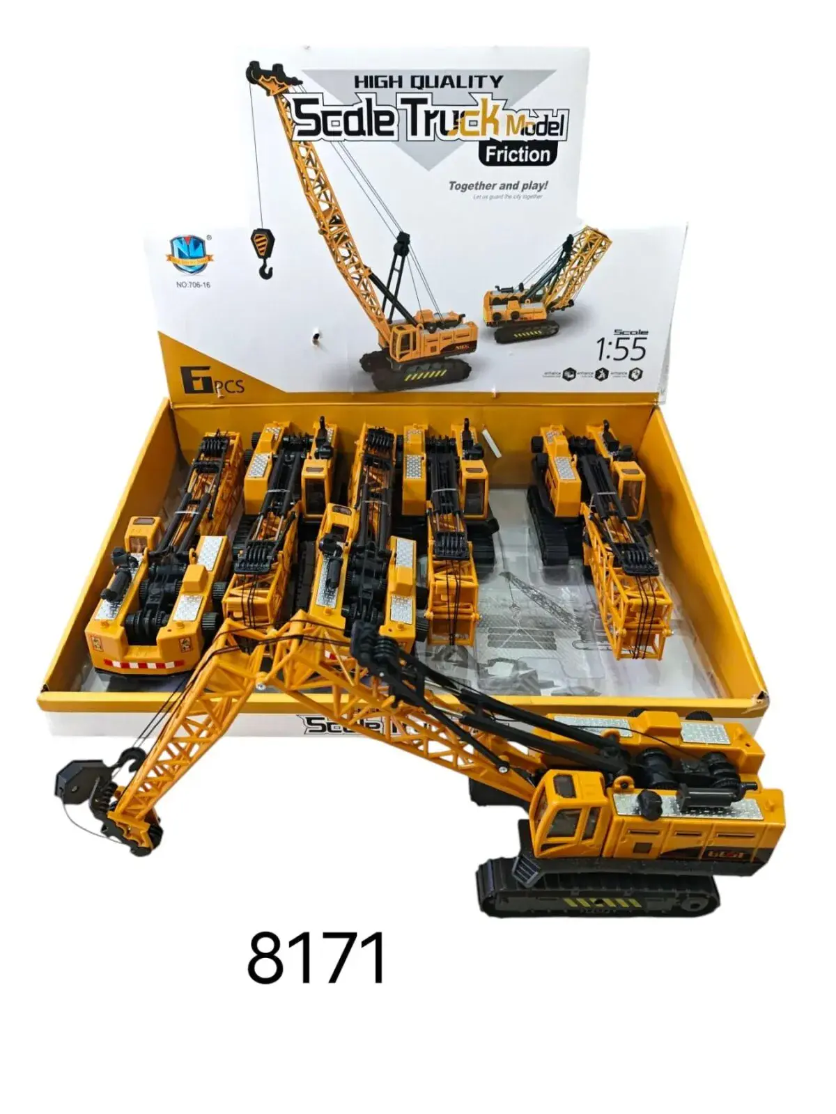 Model żurawia budowlanego 1:55 Scale Friction 8171