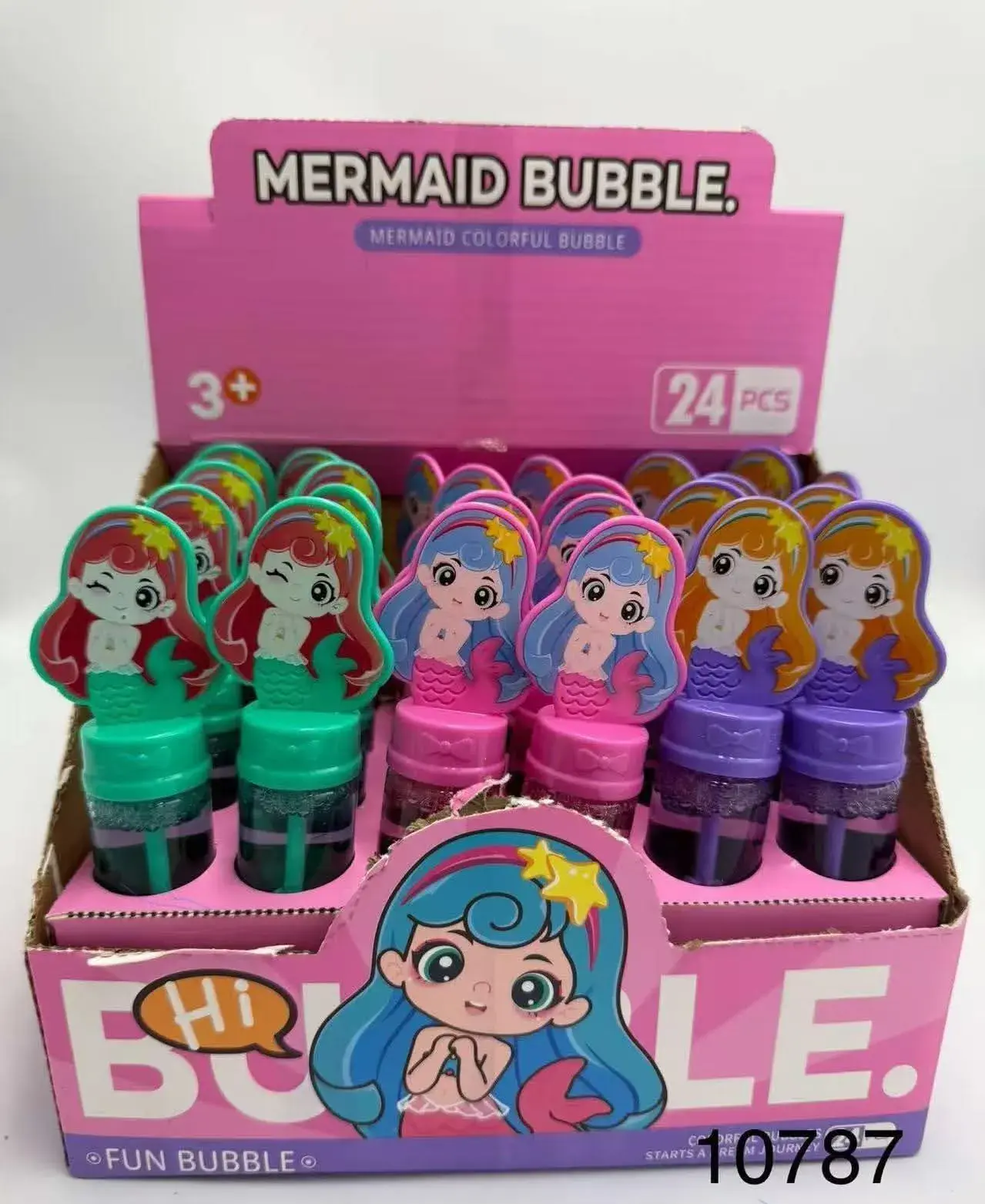 Zabawki Banki Mydlane Syrenka Mermaid Bubble 24 szt