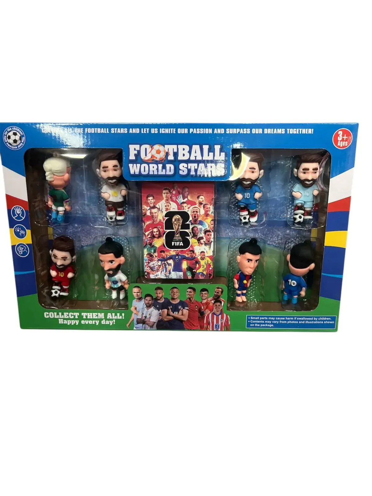 Figurki piłkarzy World Stars FIFA 2022 - zestaw 8 szt