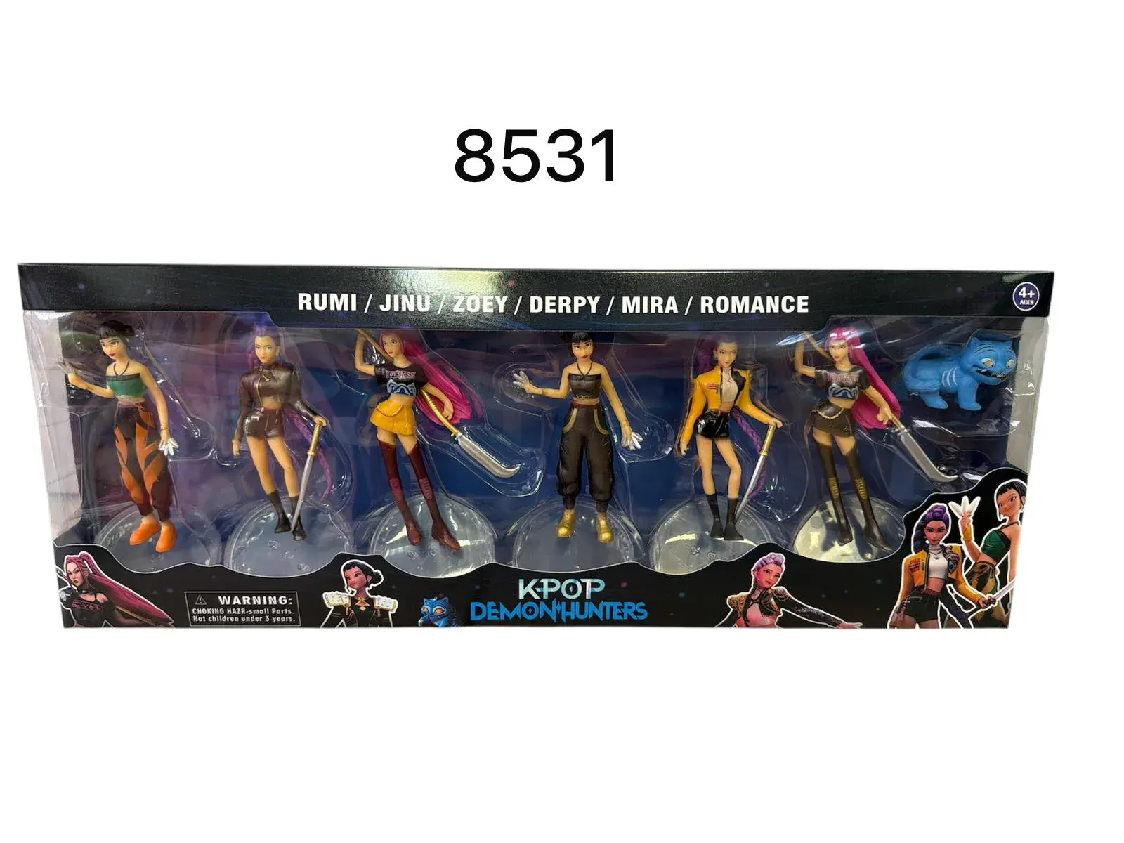 Figurki Kpop Demon Hunters 7PCS Rumi Jin Zoe Derby Mira Romance