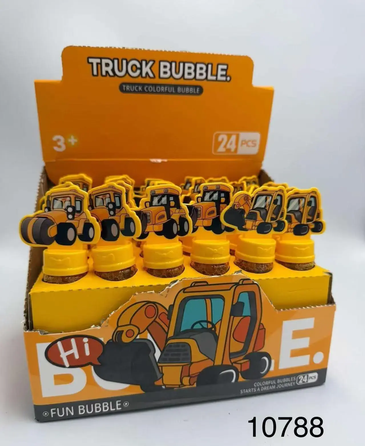 Truck Bubble - kolorowe bańki mydlane, 24 szt