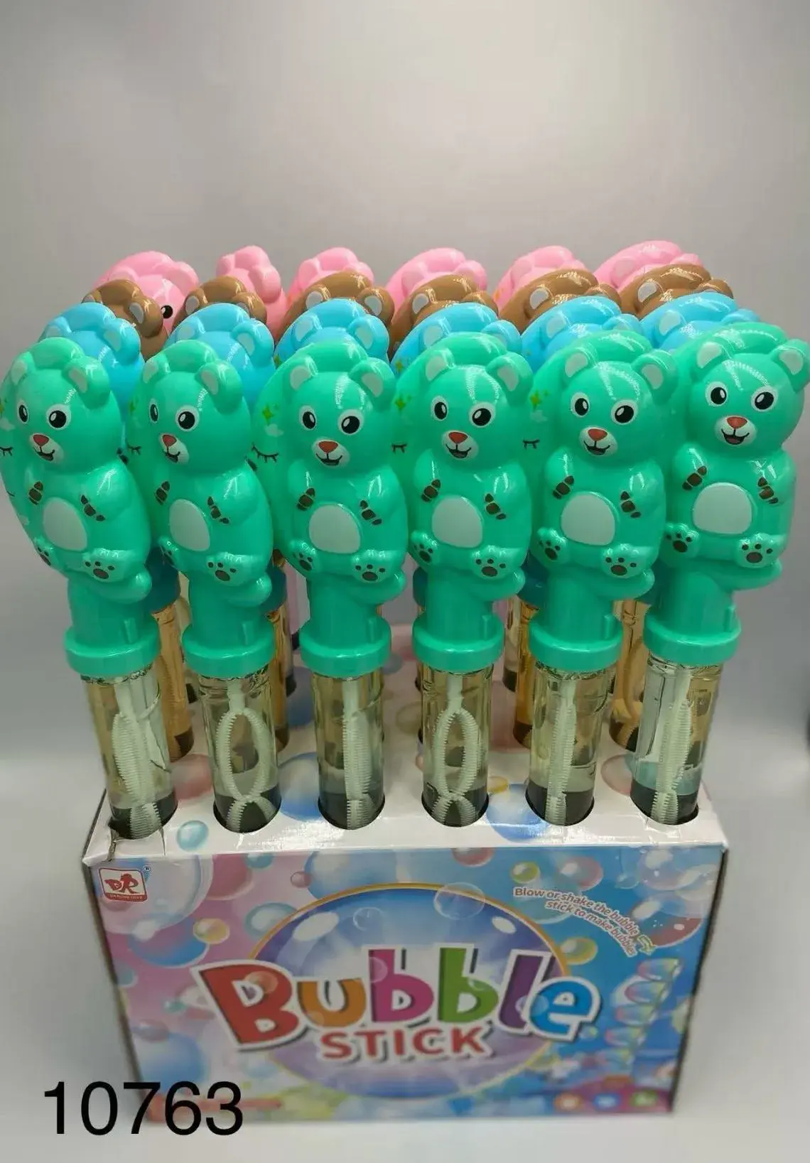 Banki Mydlane Bubble Stick z misiem