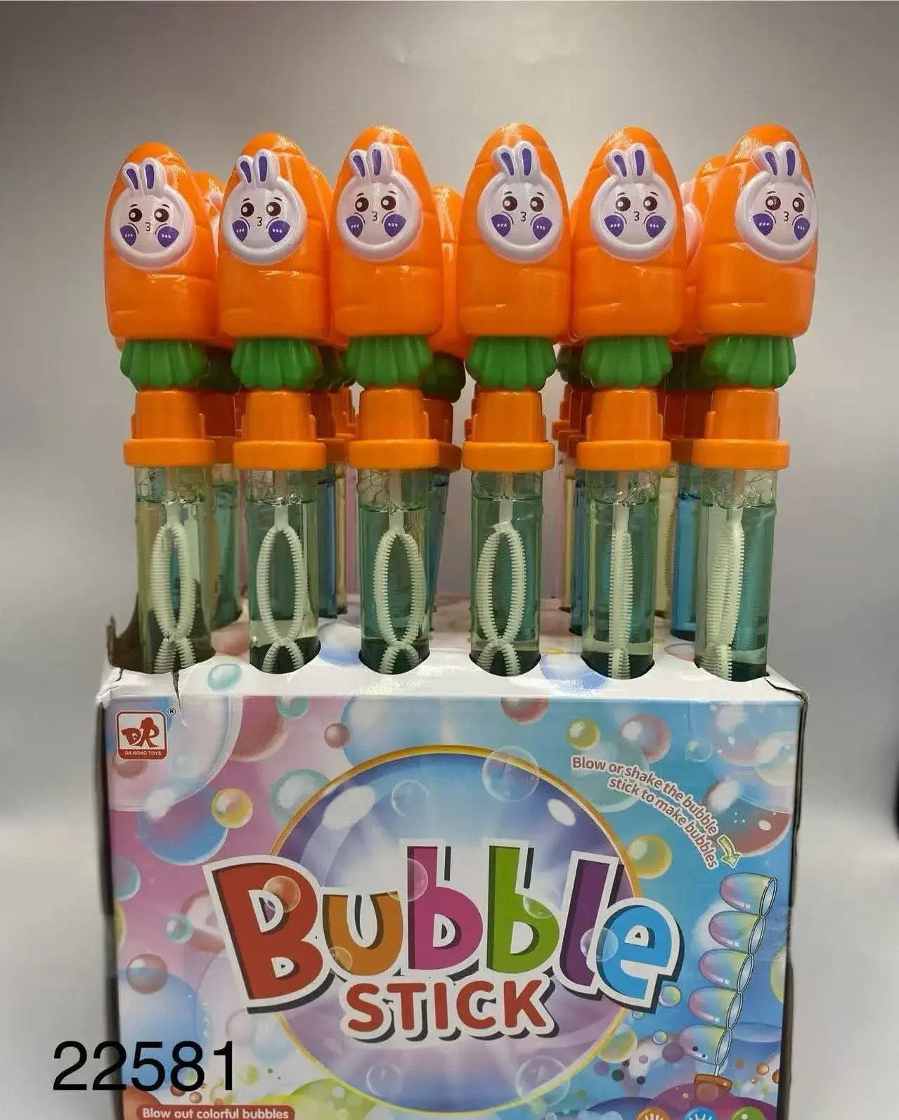 Banki Mydlane Bubble Stick z Marchewką