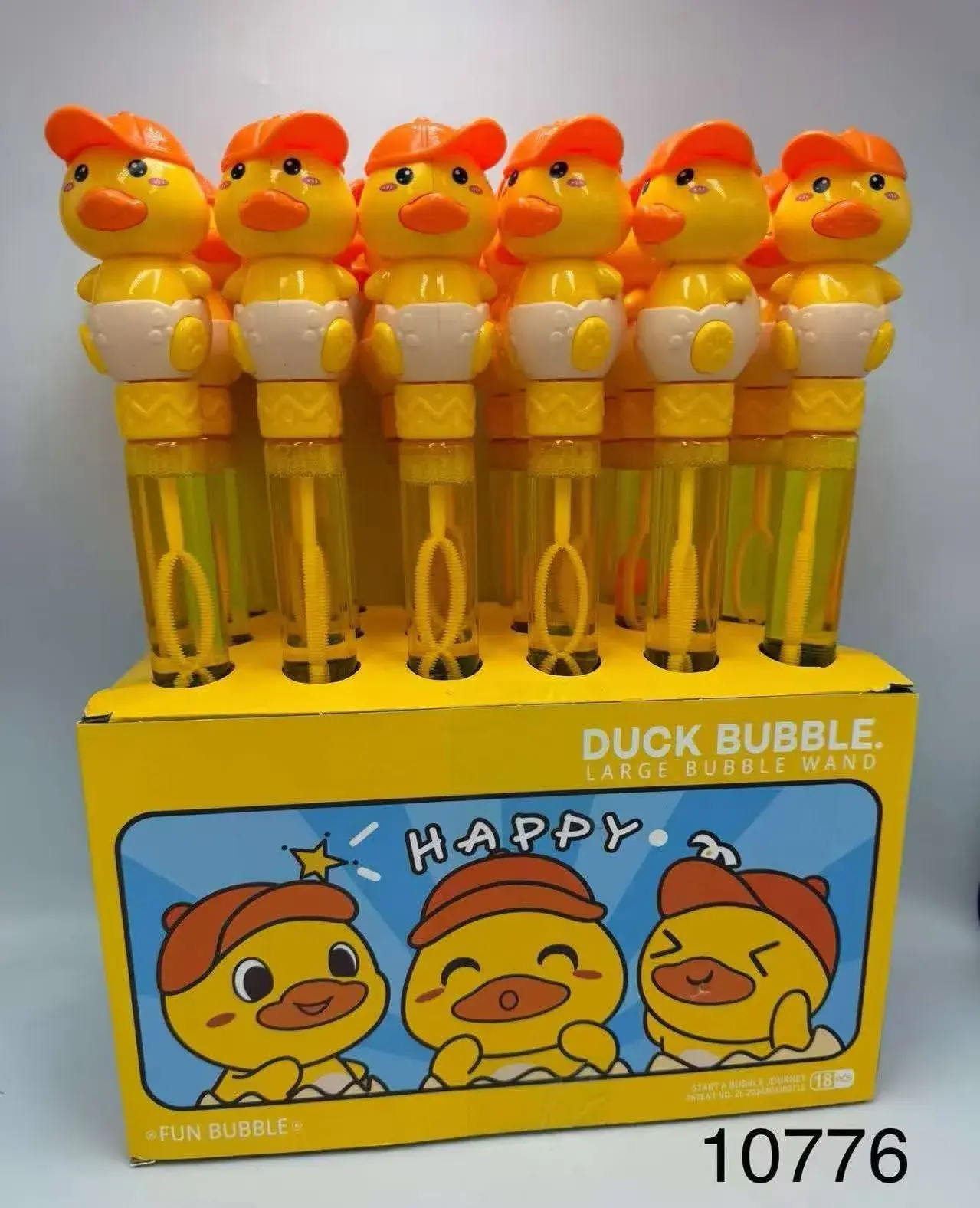 Banki Mydlane Bubble Duck Happy Large Bubble Wand